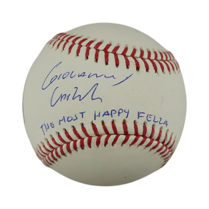 Gio Urshela New York Yankees Autographed Inscribed OMLB Baseball Fanatics Holo