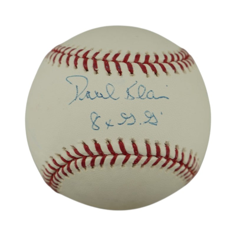 Paul Blair New York Yankees Autographed Inscribed OMLB Baseball Steiner COA/MLB AUTH