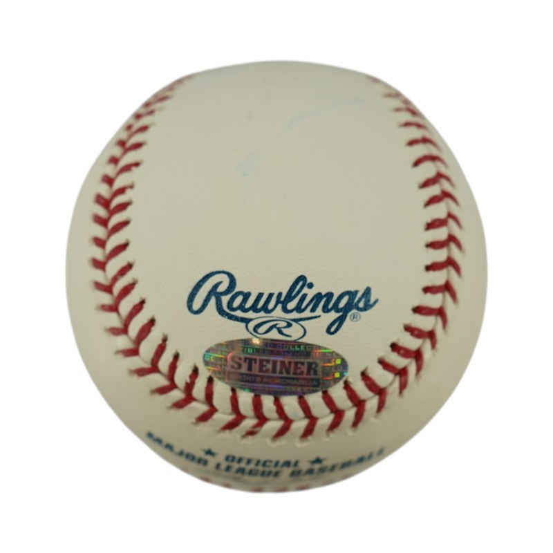 Paul Blair New York Yankees Autographed Inscribed OMLB Baseball Steiner COA/MLB AUTH
