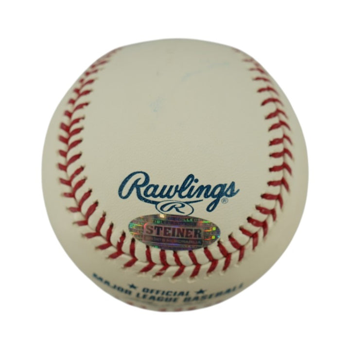 Paul Blair New York Yankees Autographed Inscribed OMLB Baseball Steiner COA/MLB AUTH