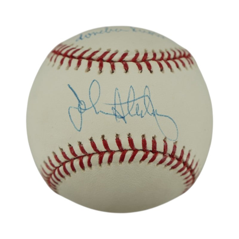 John Sterling New York Yankees Autographed Inscribed OMLB Baseball Steiner Holo