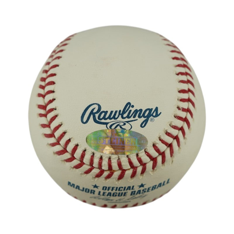 Paul Blair New York Yankees Autographed Inscribed OMLB Baseball Steiner COA/MLB AUTH