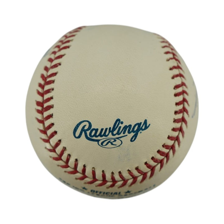 Berra Carter Fisk Bench Autographed Inscribed OMLB Baseball Gary Carter Holo