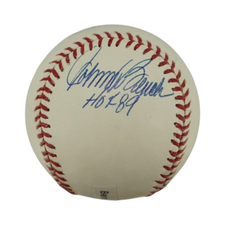 Berra Carter Fisk Bench Autographed Inscribed OMLB Baseball Gary Carter Holo