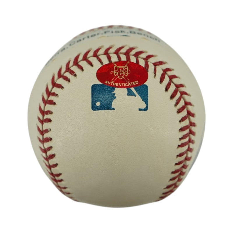 Berra Carter Fisk Bench Autographed Inscribed OMLB Baseball Gary Carter Holo