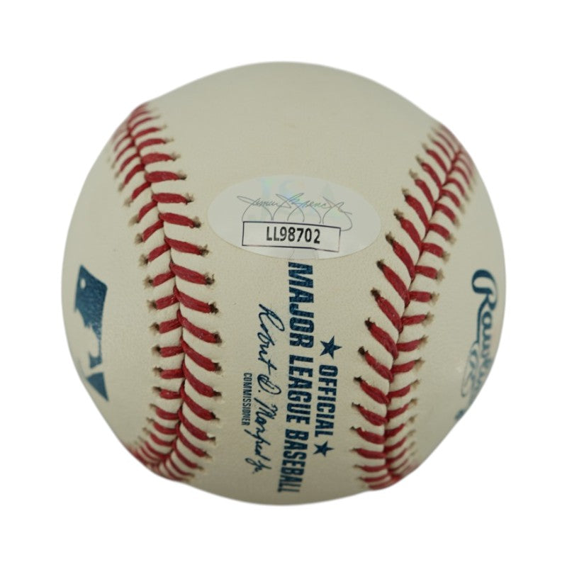 Aaron Boone New York Yankees Autographed OMLB Baseball JSA Holo
