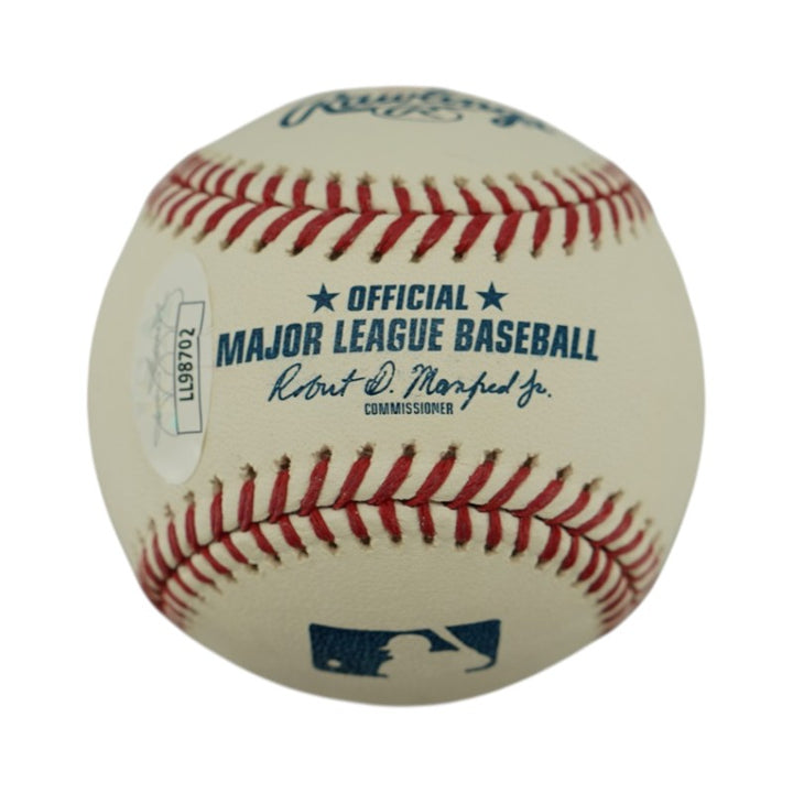 Aaron Boone New York Yankees Autographed OMLB Baseball JSA Holo