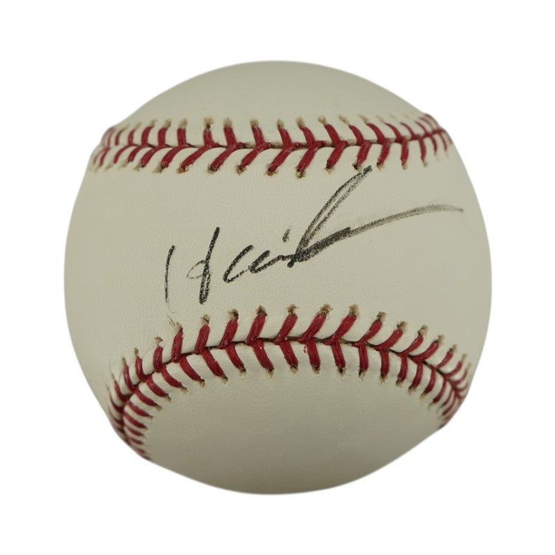 Hideki Matsui New York Yankees Autographed OMLB Baseball JSA Holo