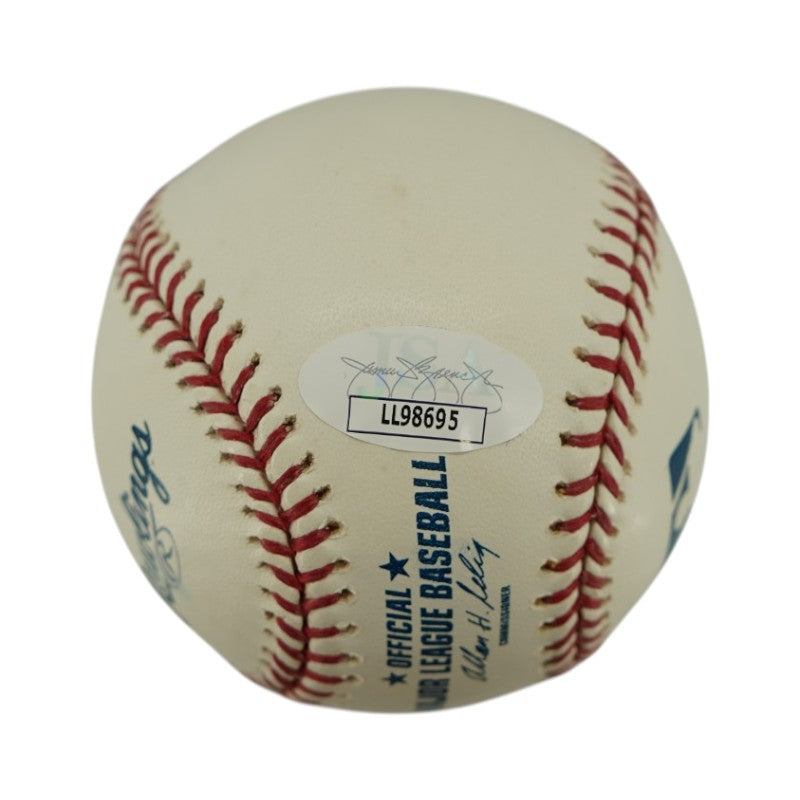 Hideki Matsui New York Yankees Autographed OMLB Baseball JSA Holo