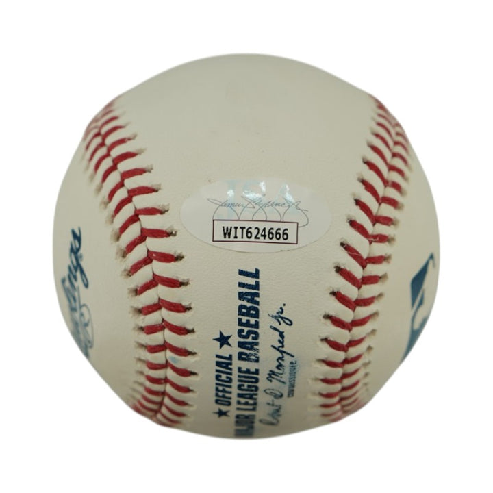 Wade Boggs Red Sox Yankees Rays Autographed Inscribed OMLB Baseball JSA Holo