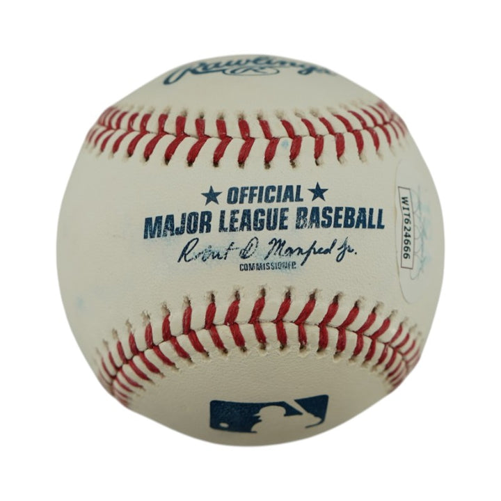 Wade Boggs Red Sox Yankees Rays Autographed Inscribed OMLB Baseball JSA Holo