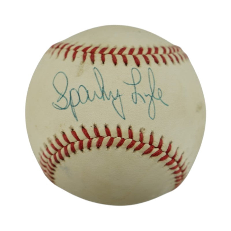 Sparky Lyle Yankees Phillies Red Sox Autographed OAL Baseball JSA COA