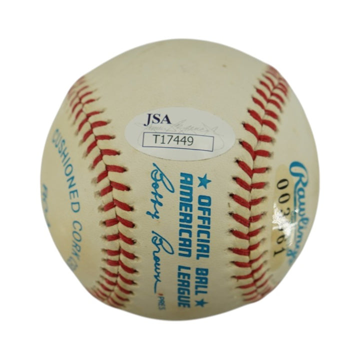Sparky Lyle Yankees Phillies Red Sox Autographed OAL Baseball JSA COA