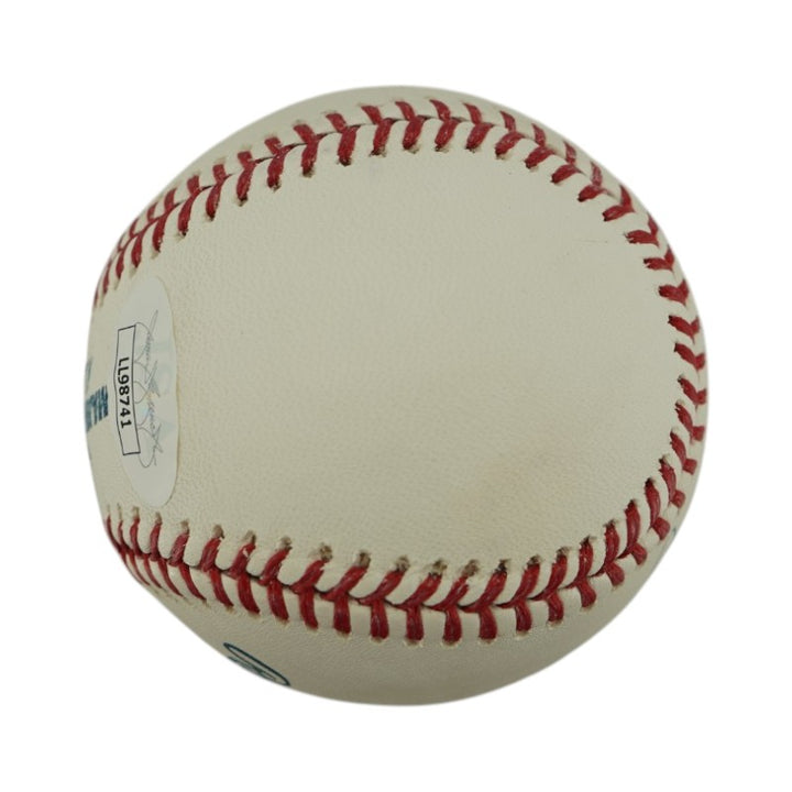 Aaron Hicks Yankees Twins Orioles Autographed OMLB Baseball JSA Holo