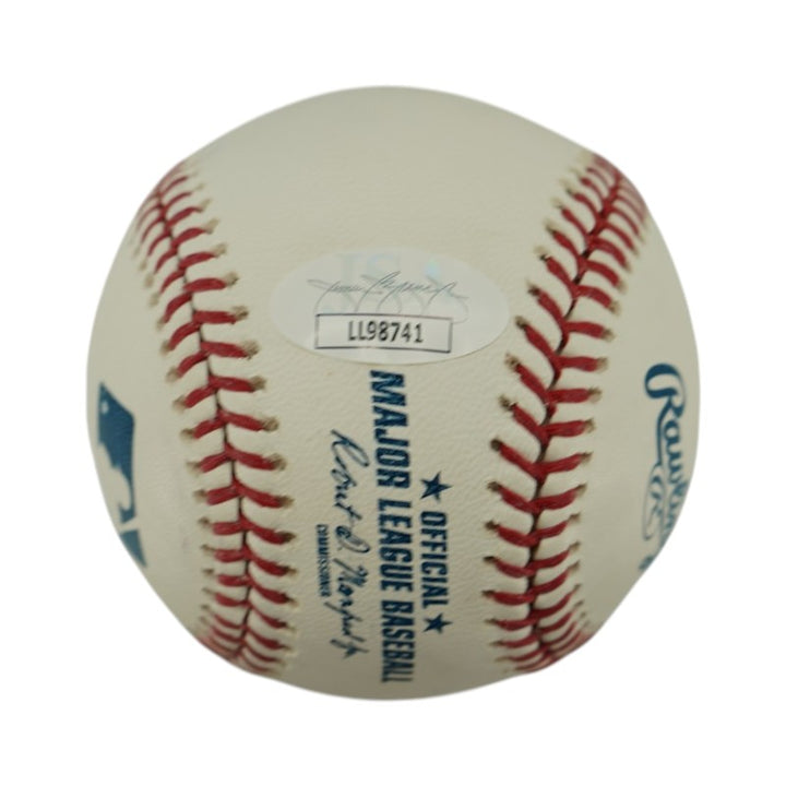 Aaron Hicks Yankees Twins Orioles Autographed OMLB Baseball JSA Holo
