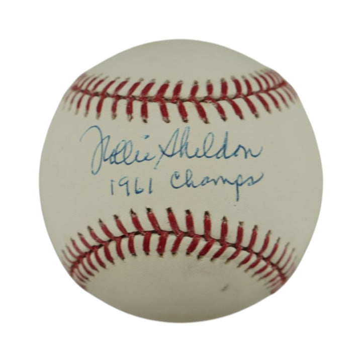 Rollie Sheldon Yankees Athletics Red Sox Autographed OMLB Baseball Steiner COA