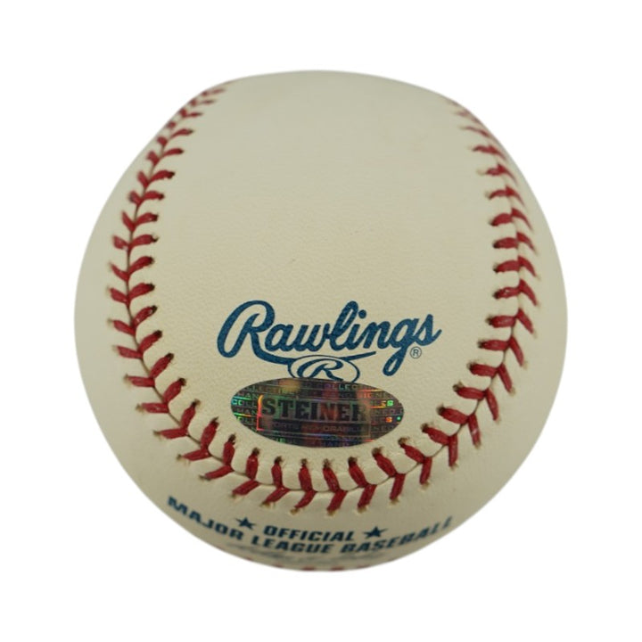 Darrell Rasner New York Yankees Autographed OMLB Baseball Steiner COA/MLB AUTH