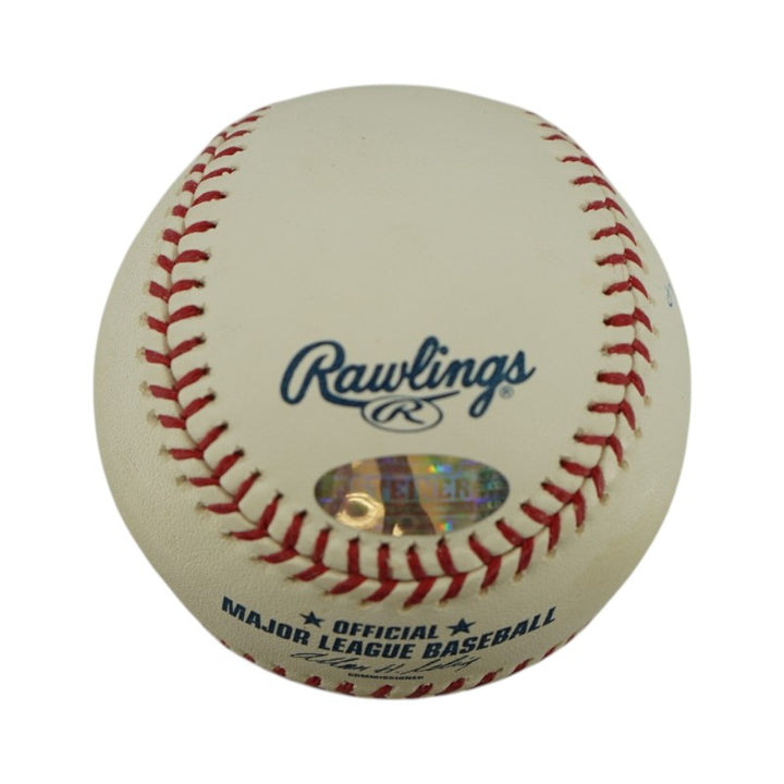 John Sterling New York Yankees Autographed Inscribed OMLB Baseball Steiner COA