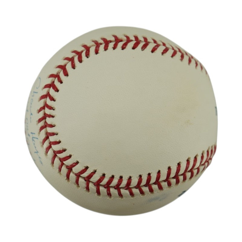 Charlie Hayes New York Yankees Autographed Inscribed OMLB Baseball Steiner Holo/MLB AUTH