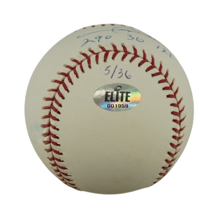 Gary Sheffield New York Yankees Autographed Inscribed OMLB Baseball LE 5/36 Sheff COA