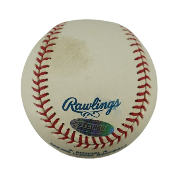 Joba Chamberlin New York Yankees Autographed OMLB Baseball Steiner COA/MLB AUTH