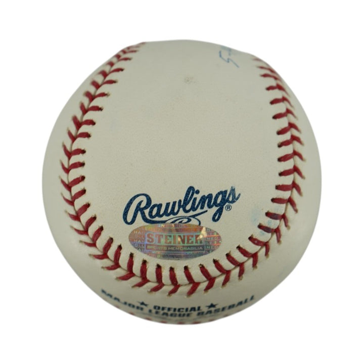 Dwight Gooden New York Yankees Autographed Inscribed OMLB Baseball Steiner COA/MLB AUTH