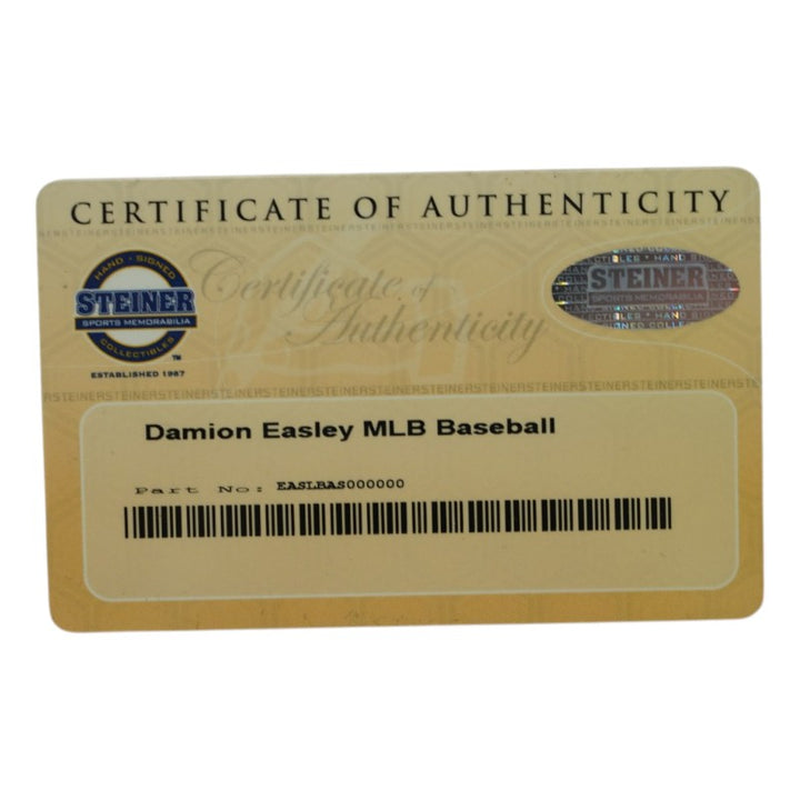 Damion Easley New York Mets California Angels Autographed OMLB Baseball Steiner COA