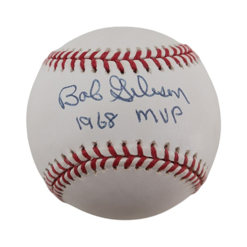 Bob Gibson St.Louis Cardinals Autographed Inscribed ONL Baseball JSA COA