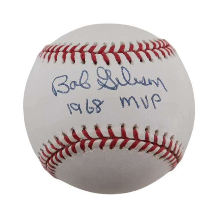 Bob Gibson St.Louis Cardinals Autographed Inscribed ONL Baseball JSA COA