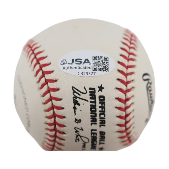Bob Gibson St.Louis Cardinals Autographed Inscribed ONL Baseball JSA COA