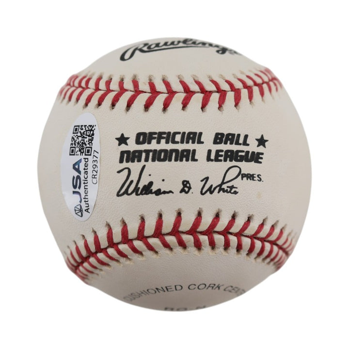 Bob Gibson St.Louis Cardinals Autographed Inscribed ONL Baseball JSA COA