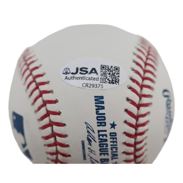 Roy White New York Yankees Autographed Inscribed OMLB Baseball JSA COA