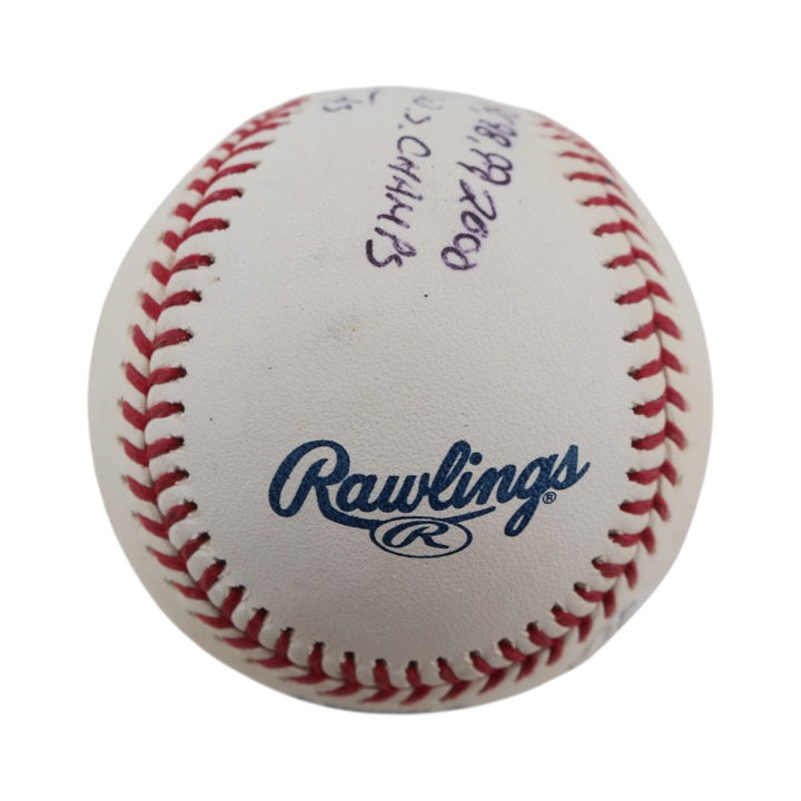 Jeff Nelson New York Yankees Autographed Inscribed OMLB Baseball JSA COA