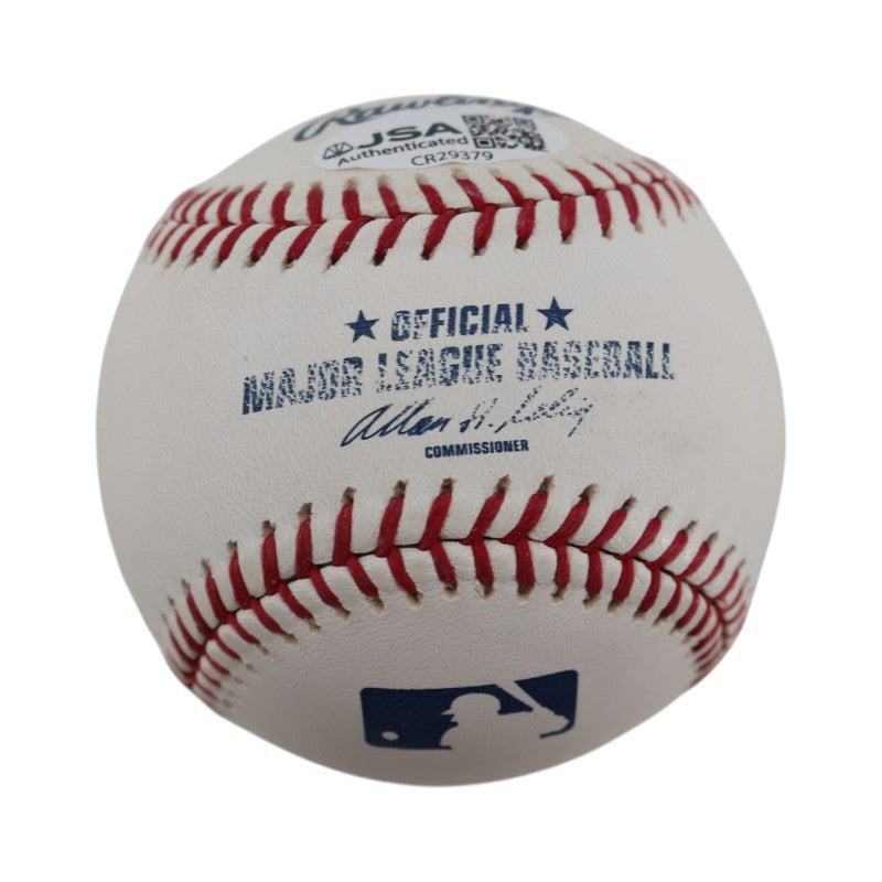 Bucky Dent Mike Torrez Yankees Dual Signed Inscribed OMLB Baseball JSA COA