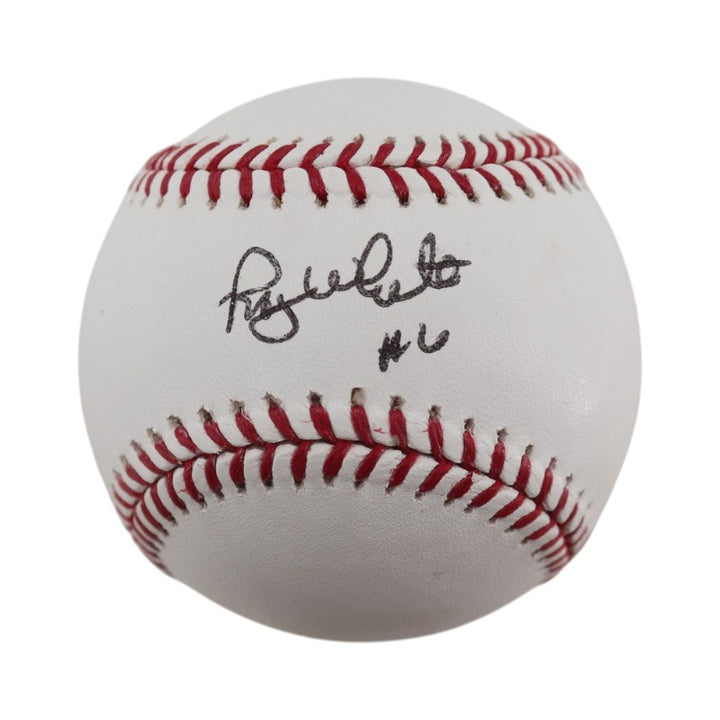 Roy White New York Yankees Autographed OMLB Baseball JSA COA 