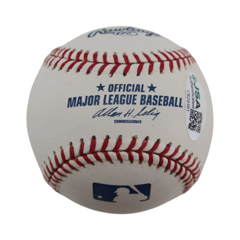 Roy White New York Yankees Autographed OMLB Baseball JSA  COA