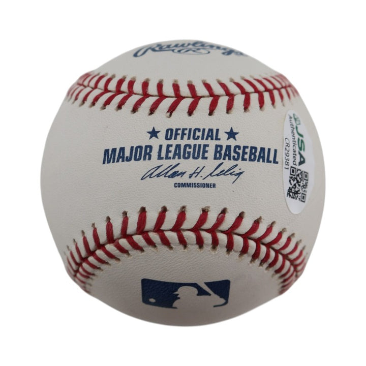 Roy White New York Yankees Autographed OMLB Baseball JSA  COA