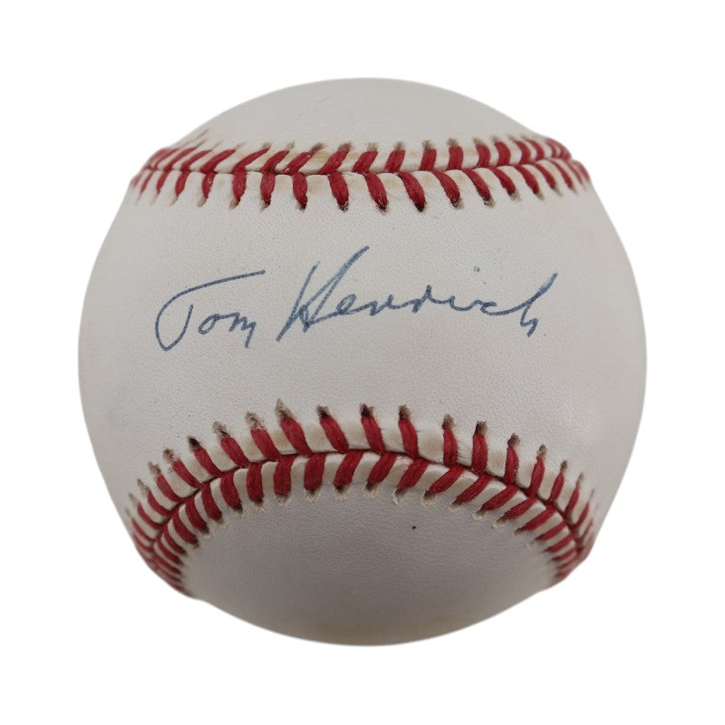Tommy Henrich New York Yankees Autographed OAL Baseball JSA COA 