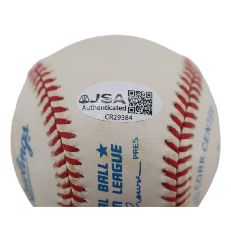 Tommy Henrich New York Yankees Autographed OAL Baseball JSA  COA