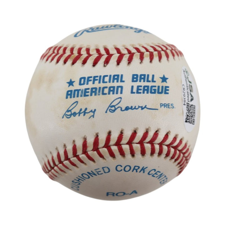 Tommy Henrich New York Yankees Autographed OAL Baseball JSA  COA