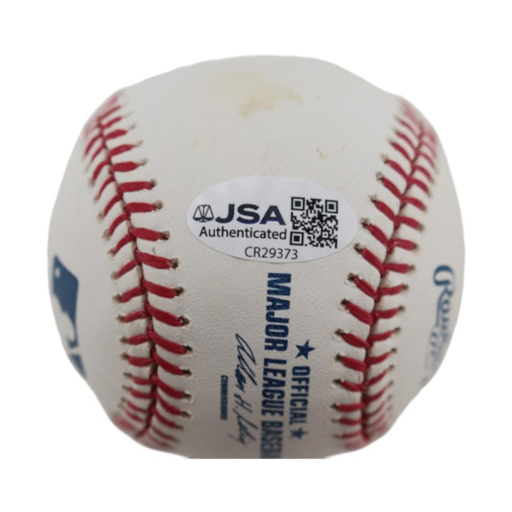 John Montefusco San Fransisco Giants Autographed Inscribed OMLB Baseball JSA COA