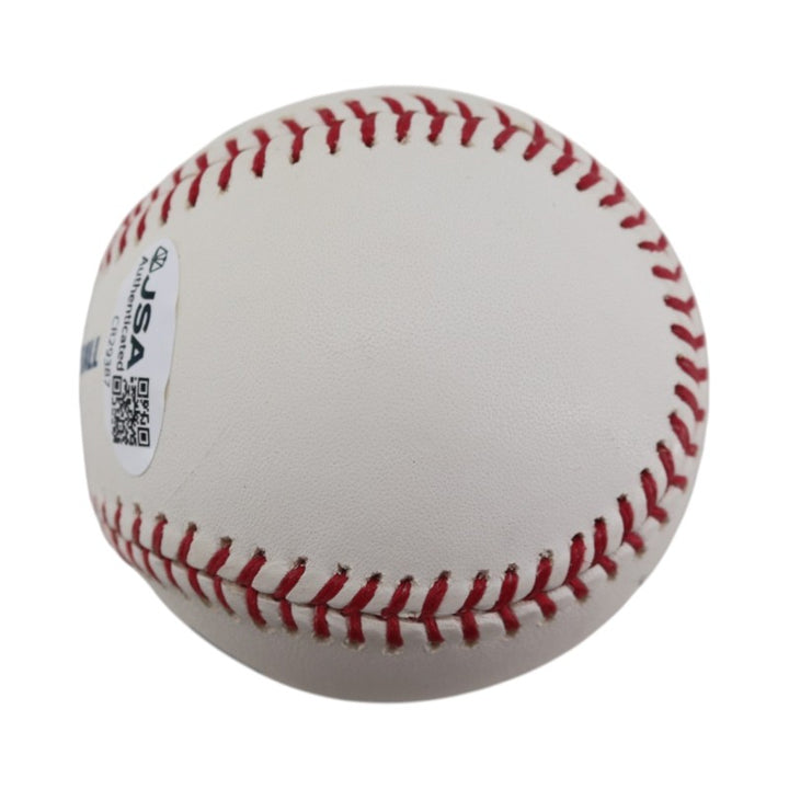 Al Lieter Florida Marlins Autographed Inscribed OMLB Baseball JSA COA