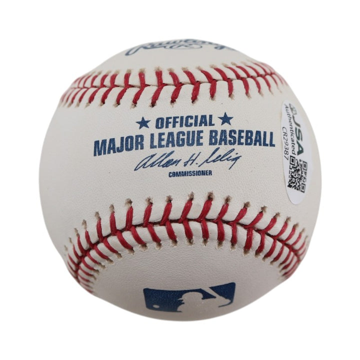 Al Lieter Florida Marlins Autographed Inscribed OMLB Baseball JSA COA