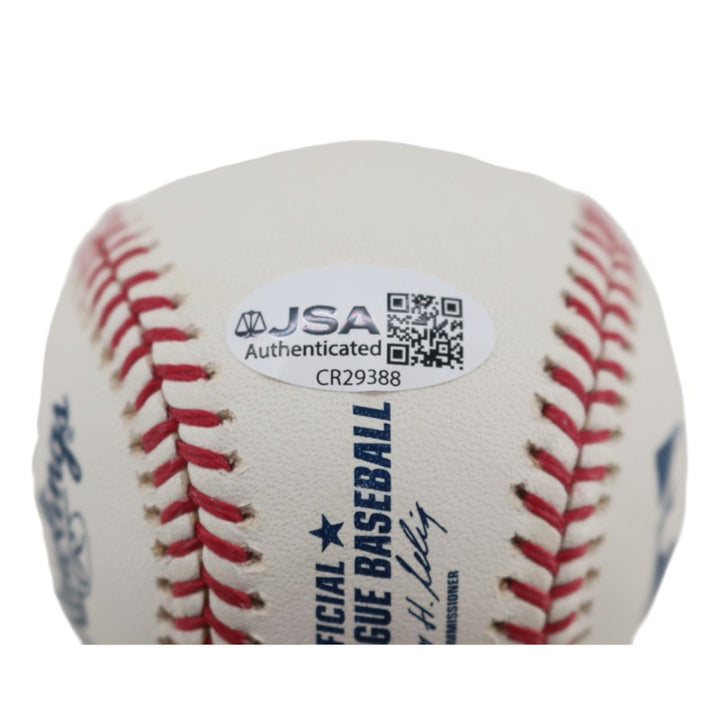 Bucky Dent New York Yankees Autographed Inscribed OMLB Baseball JSA  COA