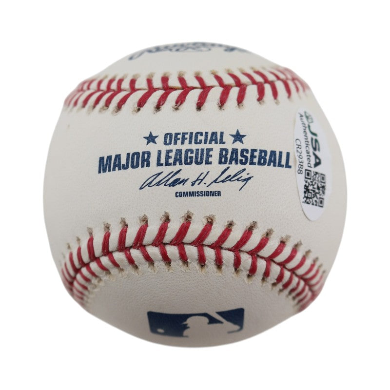 Bucky Dent New York Yankees Autographed Inscribed OMLB Baseball JSA  COA