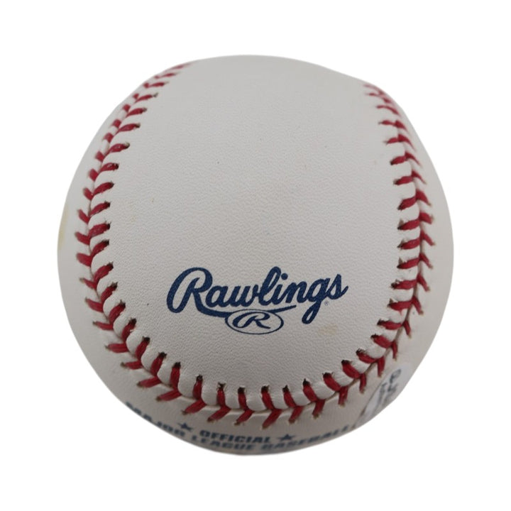 John Wetteland Yankees Rangers Autographed Inscribed OMLB Baseball JSA COA