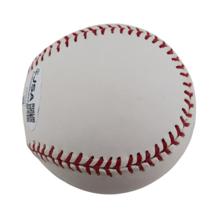 John Wetteland Yankees Rangers Autographed Inscribed OMLB Baseball JSA COA