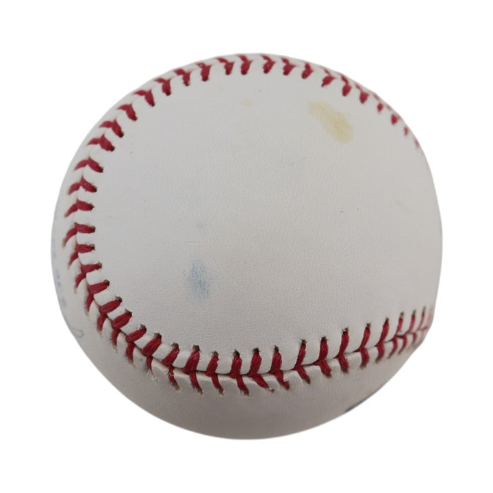 John Wetteland Yankees Rangers Autographed Inscribed OMLB Baseball JSA COA