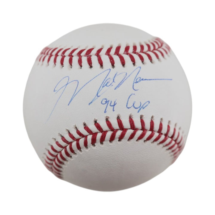 Mark Messier New York Rangers Autographed Inscribed OMLB Baseball JSA COA