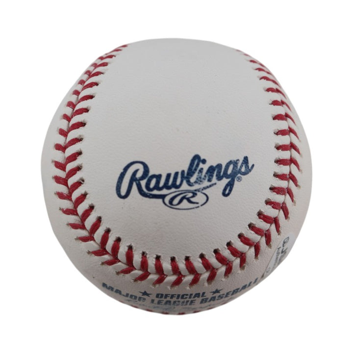Mark Messier New York Rangers Autographed Inscribed OMLB Baseball JSA COA